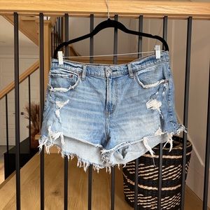 Abercrombie Curve Love Mid Rise Mom Shorts